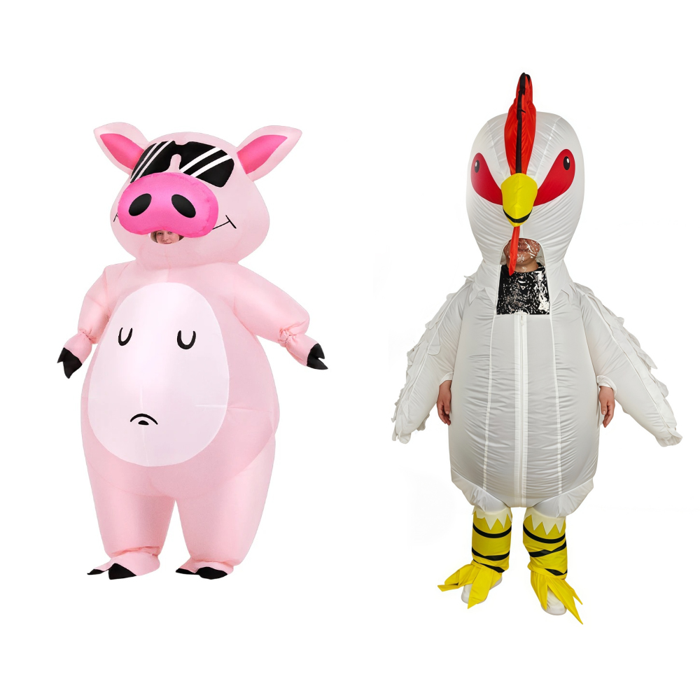Anime Cosplay Ladies - Cartoon Animal Piglet Inflatable Costume Anime