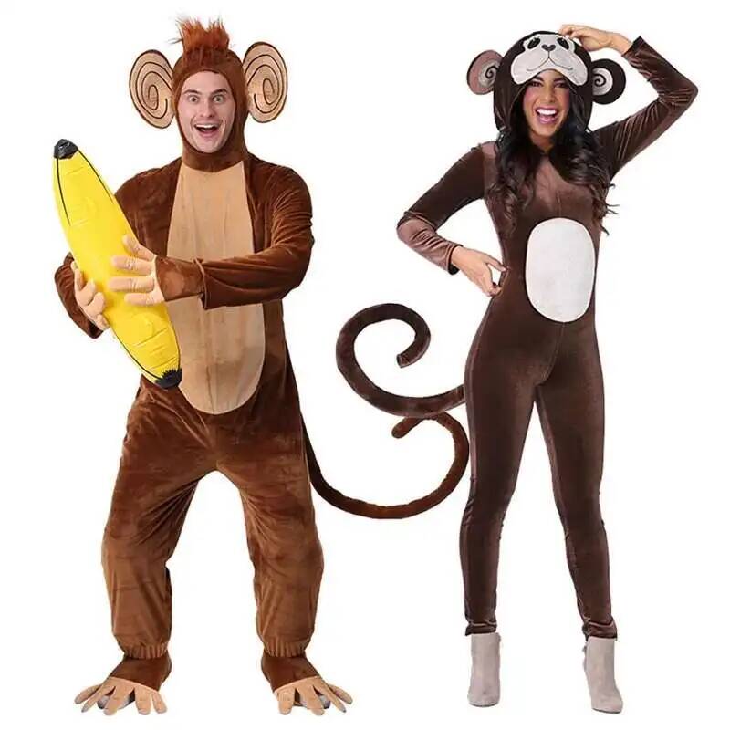 New Brown Monkey Onesie Pajama - Anime Cosplay Jumpsuit review and price